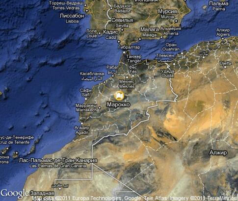 map: Morocco