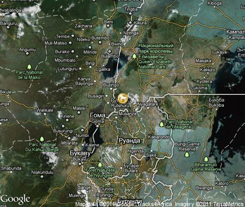 map: Mugahinga Gorilla National Park