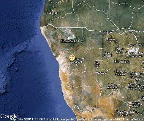 map: Namibia, community