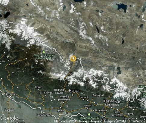 карта: Непал, альпинизм