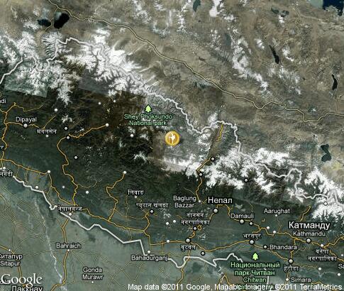 地图: Nepal, paraplan