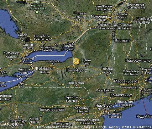 карта: Нью-Йорк (Штат)