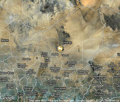 map: Niger