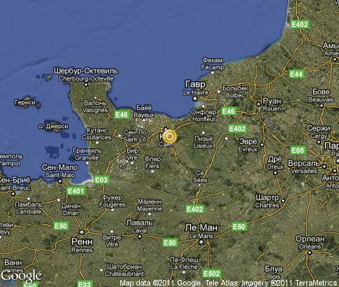 map: Normandy