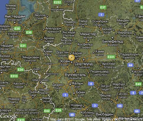 地图: 北莱茵-威斯特法伦