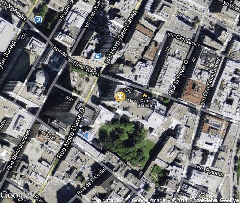 map: Notre-Dame Basilica