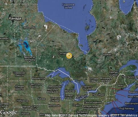 карта: Онтарио