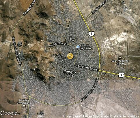 地图: Oruro Carnival