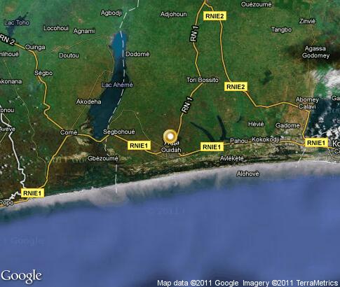 map: Ouidah