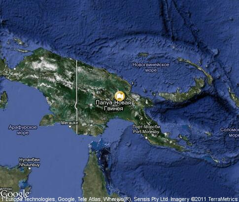 карта: Папуа-Новая Гвинея