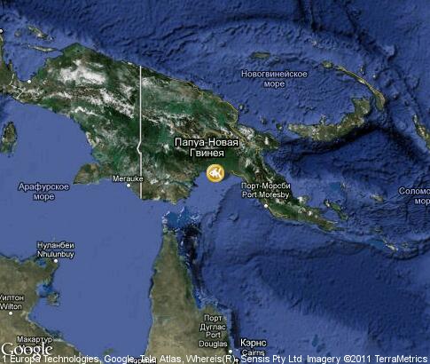 карта: Папуа-Новая Гвинея, дайвинг