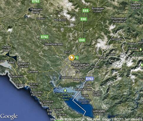 map: Podgorica