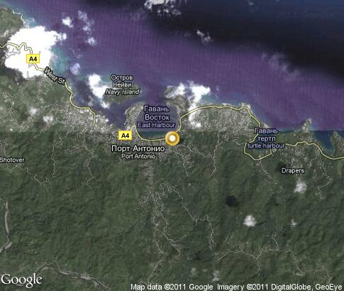 map: Port Antonio