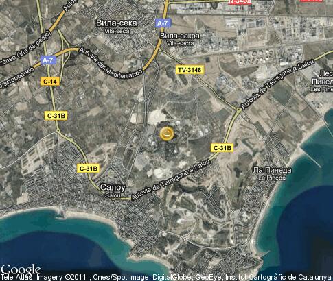 map: Port Aventura