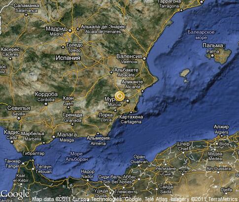 map: Region of Murcia