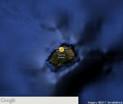 地图: 圣赫勒拿岛