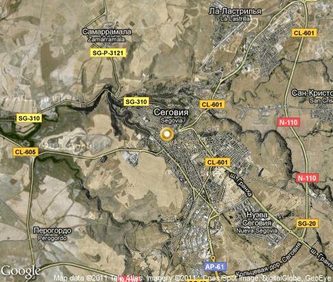 map: Segovia