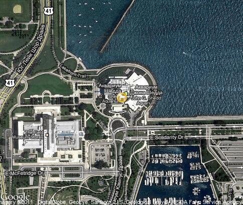 map: Shedd Aquarium