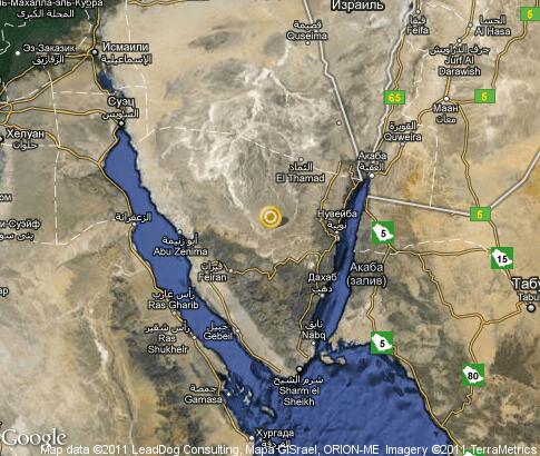 map: Sinai