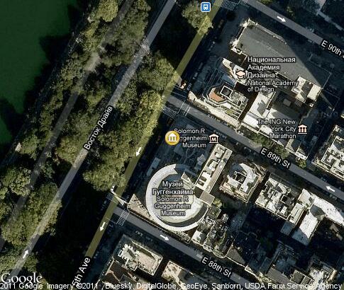 地图: 索羅門·古根漢美術館