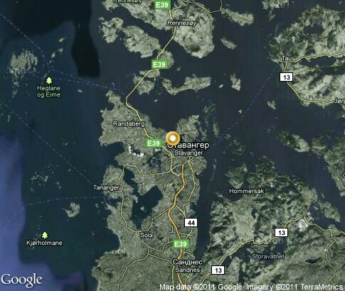 map: Stavanger