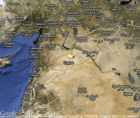 map: Syria