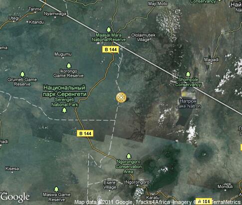 карта: Танзания, масаи