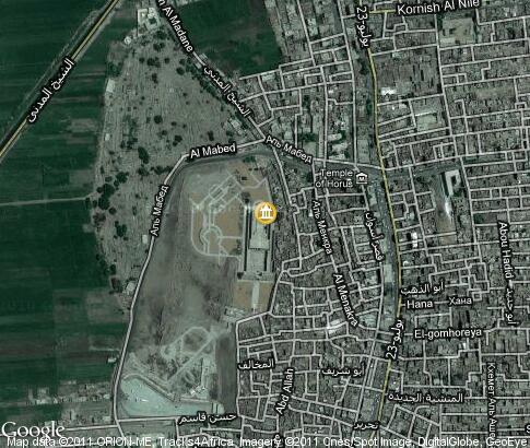 карта: Храм Хора в Эдфу