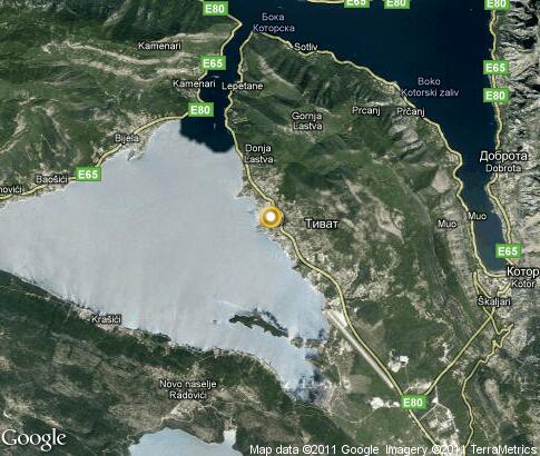 map: Tivat