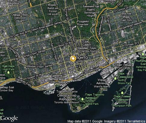 map: Toronto