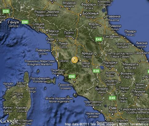 map: Toscana