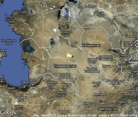 map: Turkmenistan