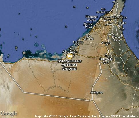 地图: 阿拉伯联合酋长国