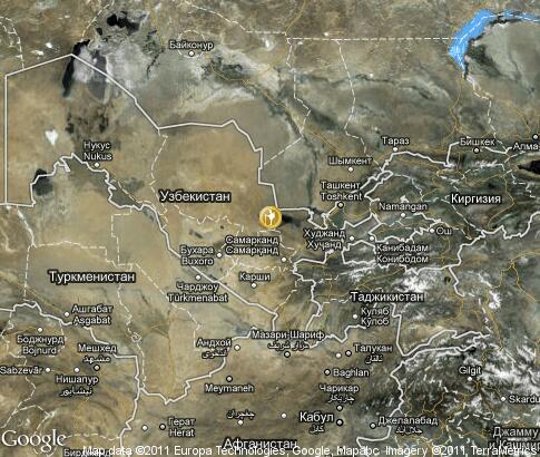 Гугл карта узбекистана со спутника