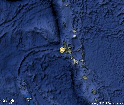 地图: 瓦努阿图、跳水
