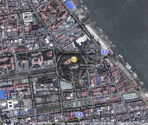 map: Wat Phnom