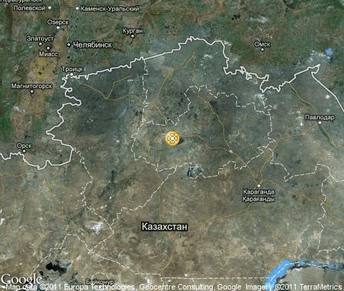 map: Yurt, Kazakhstan 