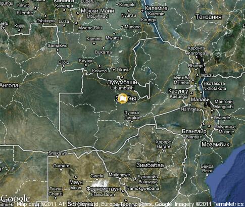 map: Zambia