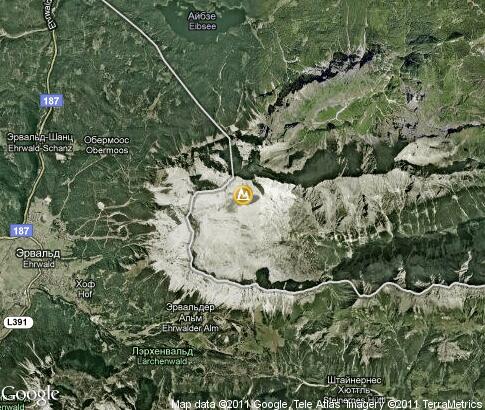 map: Zugspitze Mountain