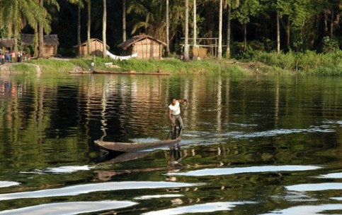 Almost 15% of Congo-Brazzaville’s territory is occupied by national parks and reserves. Humid climate supports lush jungle life - vast tropical forests inhabited by wild animals