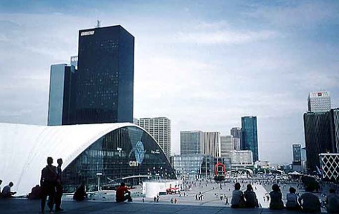 La Défense, a modern district of Paris, is Europe's biggest business centre. The main attractions here are skyscrapers
