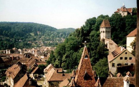 Sighisoara - a remarkable beautiful town - was founded in XII century as a fortress guarding an approaches to mountain passes in the Carpathians