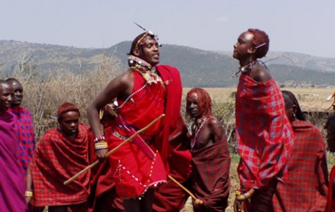 Tanzania Maasai, most colorful tribe of East Africa, preserved ancient customs and lifestyle of their ancestors. They live only by livestock, do not know agriculture and crafts