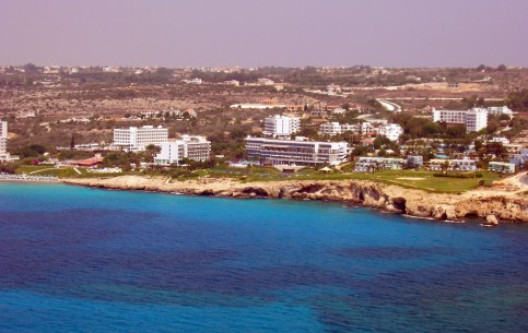 Ayia-Napa - popular Cyprus resort; 