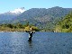 Fishing on Enco River (تشيلي)