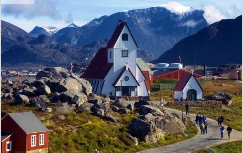  Greenland:  Denmark:  
 
 Narsaq