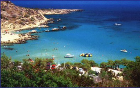  Cyprus:  
 
 Protaras beaches 