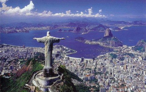 Rio de Janeiro lies on the hilly shore of Guanabara, one of the most beautiful bays in the world. City of eternal joy and bright colours, buried in verdure, flooded with golden sunlight
