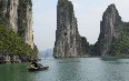 Rock climbing in Halong Bay Images