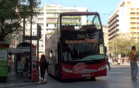  Афины:  Греция:  
 
 Экскурсионный автобус в Афинах